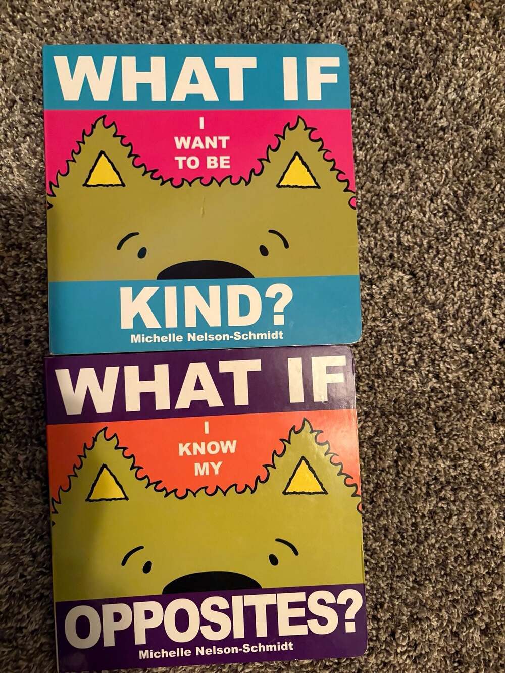 Set of 2 Whatif Monsters Board Books: What If I Want To Be Kind? & What If I Kno